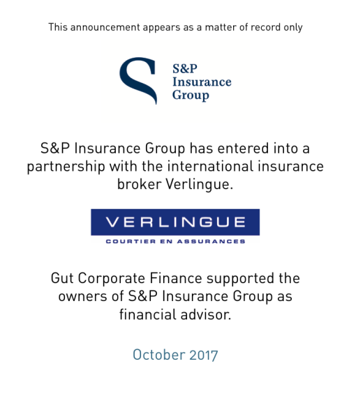 S&P Insurance Group has entered into a partnership