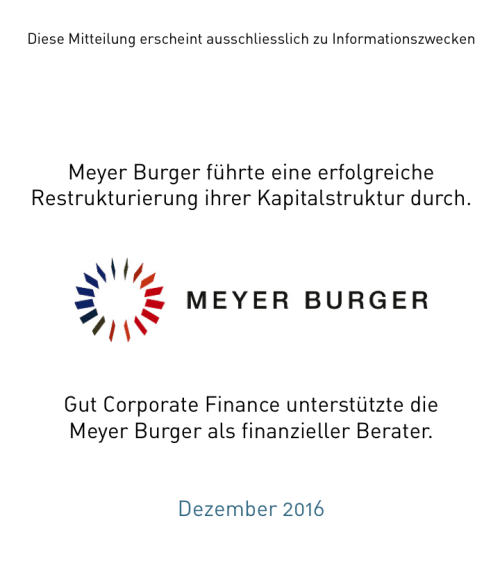 Erfolgreiche Kapitalrestrukturierung der Meyer Burger