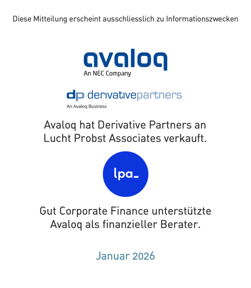 Avaloq verkauft Derivative Partners